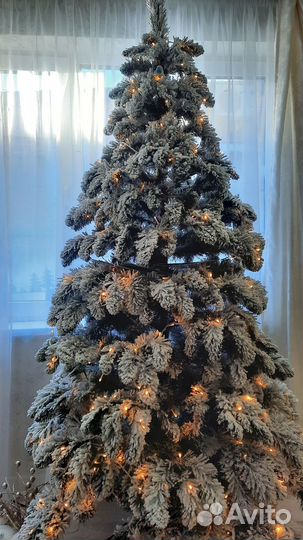 Ель искуственная заснеженная 220