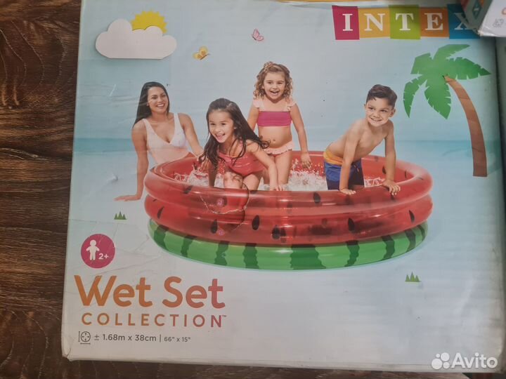 Бассейн детский надувной Intex