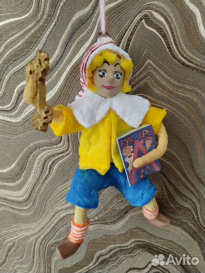 Ватная елочная игрушка 