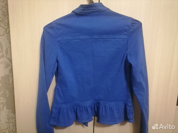 Джинсовая курточка для девочки 12-14 лет