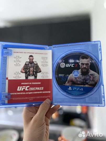 Диски на ps4 UFC 3