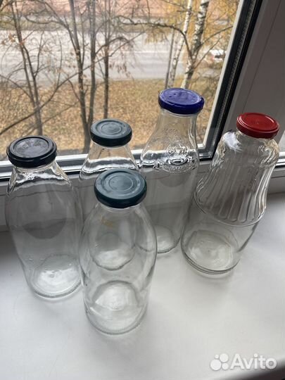 Бутылка стеклянная