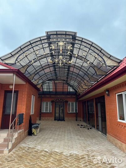 Изготовление фермы для навесов