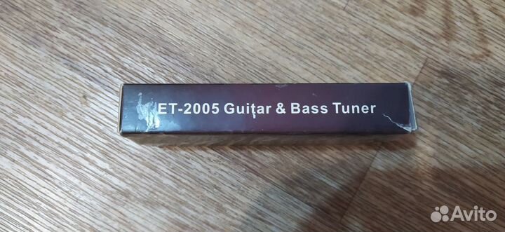 Тюнер гитарный басовый. Adams ET-2005