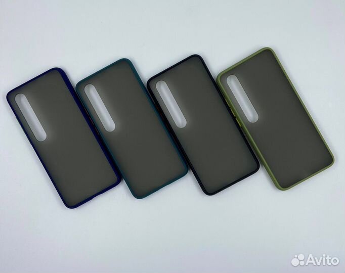 Матовый противоударный чехол Xiaomi Mi 10