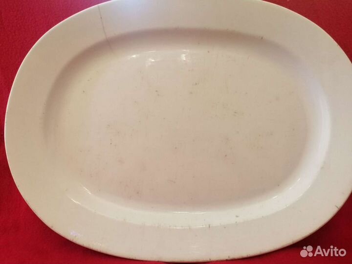 Блюдо большое. Кузнецовский фарфоровый завод