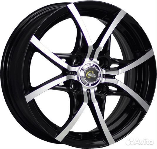 R15 4x100 6J ET50 D60,1 Cross Street Y5314 BKF