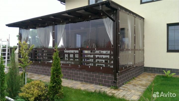 Мягкие окна на террасу