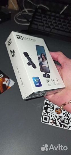 Петличный беспроводной микрофон K-9