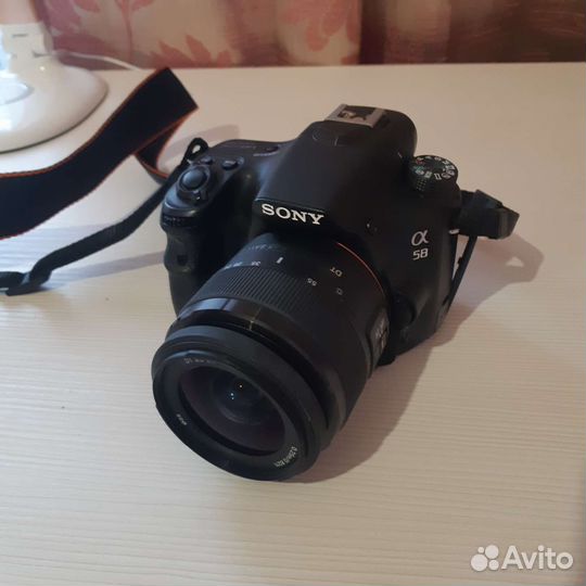 Зеркальный фотоаппарат sony alpha 58