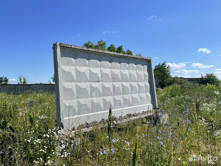 Забор бетонный бу