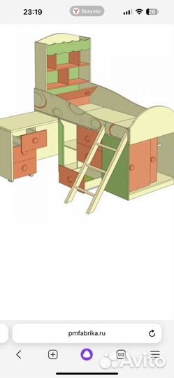 Кровать-чердак