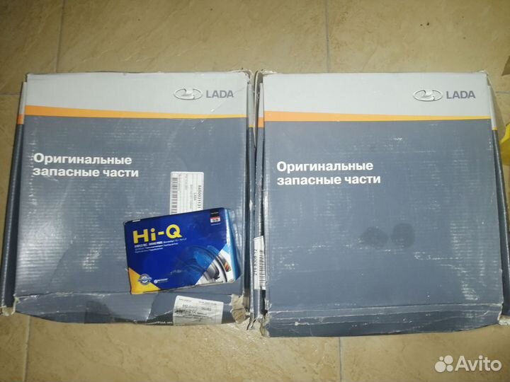 Задних тормозные диски и колодки LADA Vesta