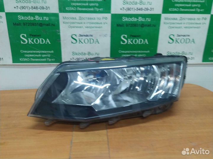Фара передняя левая skoda octavia A7