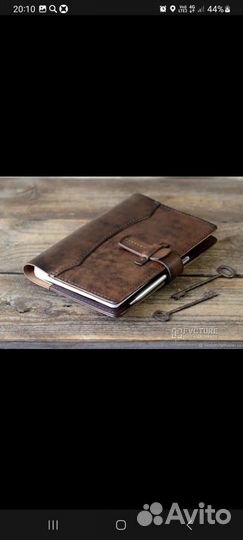 Кожаный ежедневник ручной работы