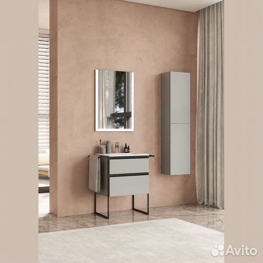 Пенал подвесной Roca Domi 1500 универсальный, серы