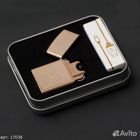 Зажигалка zippo gold электрическая