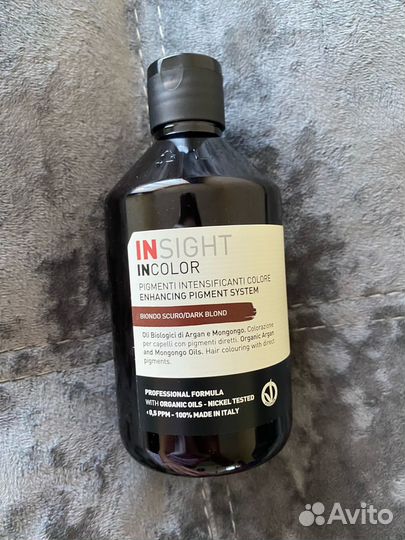 Insight набор прямой пигмент dark blond и маска