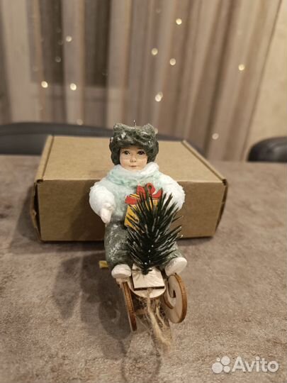 Ёлочные ватные игрушки