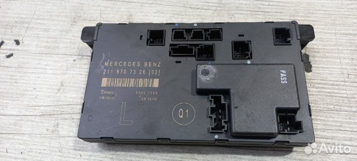 Блок управления двери передний левый Mercedes-Benz