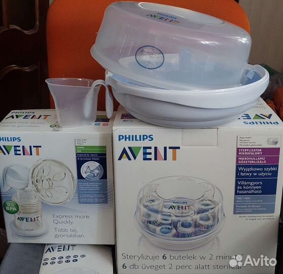 Молокоотсос avent ручной б/у