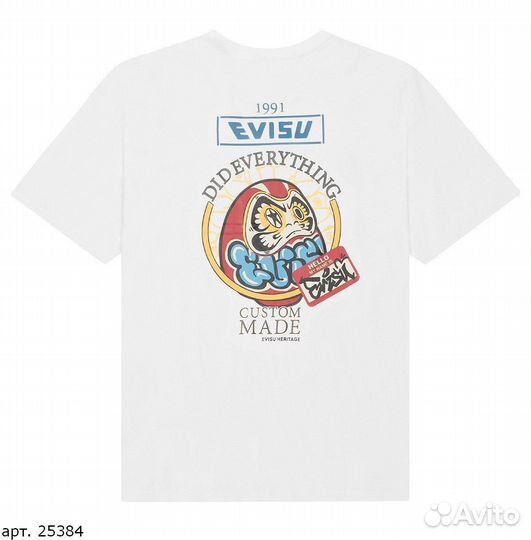 Футболка Evisu Белая