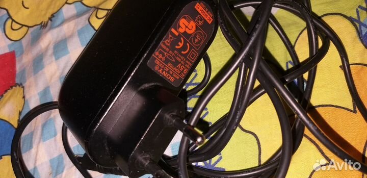 Зарядное устройство sony dvd плейера портативного