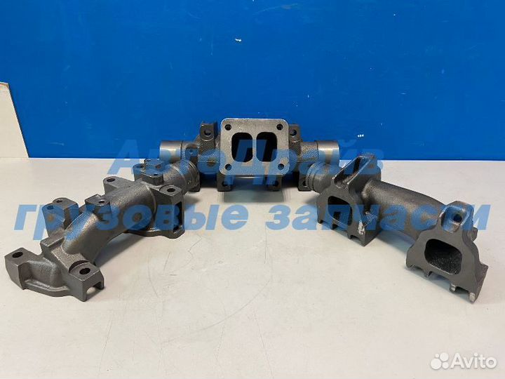 Выпускной коллектор Ман Тга в сборе из трех частей