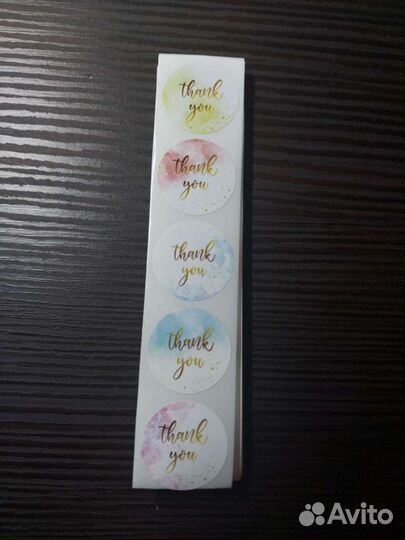 Наклейки спасибо