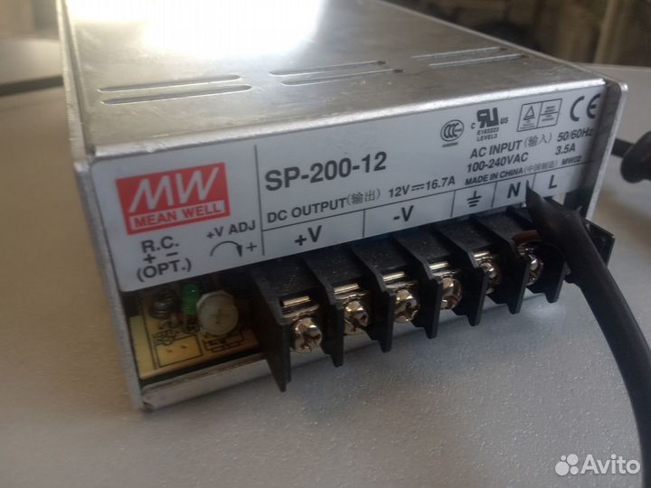 Блок питания импульсный SP-200-12