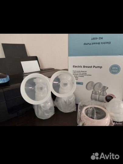 Молокоотсос электрический двойной новый