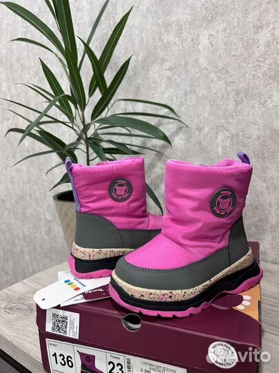 Дутики зимние Tombi 23 размер для девочки