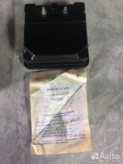 Вольтметр э377