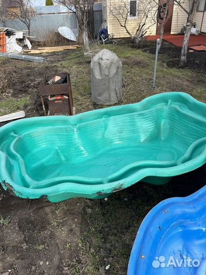 Пруды пластиковые садовые