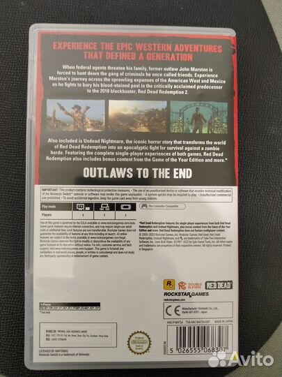 Red dead redemption nintendo switch