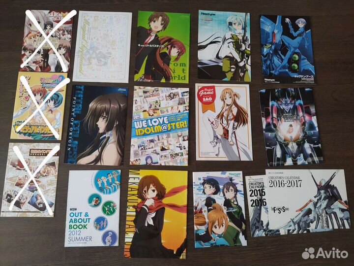 Аниме брошюры/буклеты/календари
