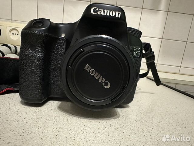 Фотоаппарат Canon EOS 70d с двумя объективами