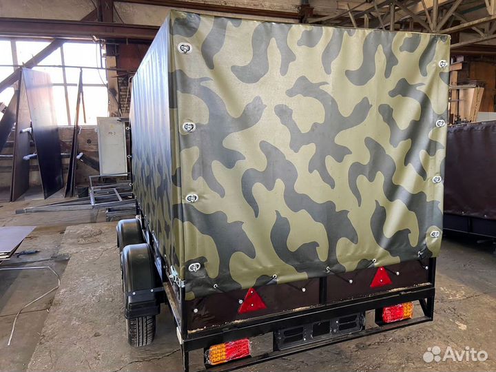 Прицеп легковой 2-х осный 4.0х1.5 с тентом