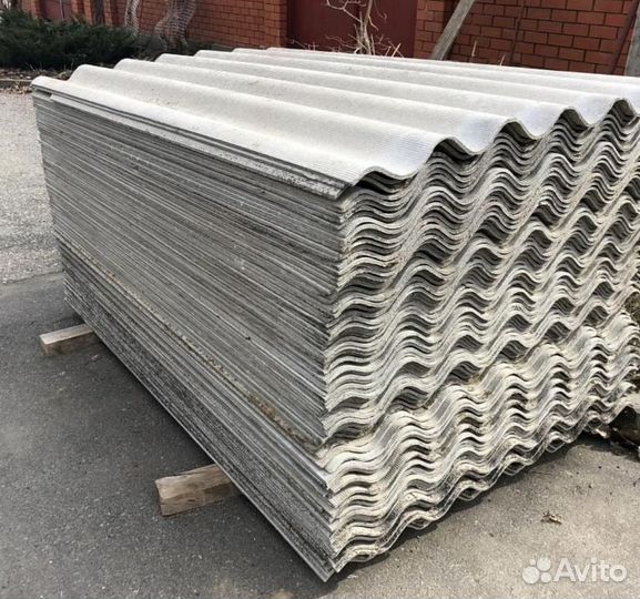 Шиферная черепица волновая