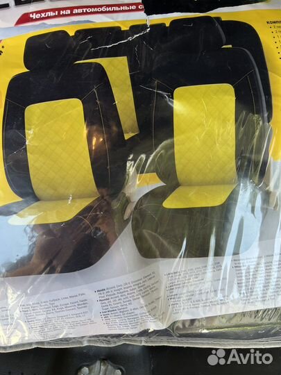 Комплект чехлов на машину экокожа