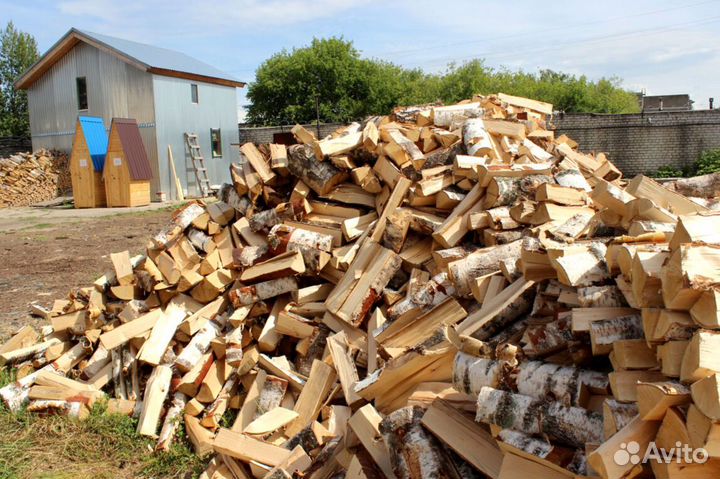 Дрова колотые твердых пород