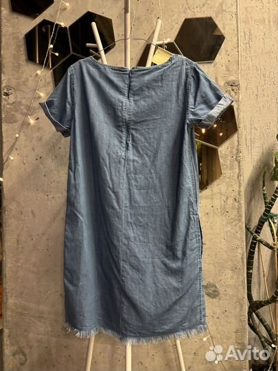 Платье джинсовое