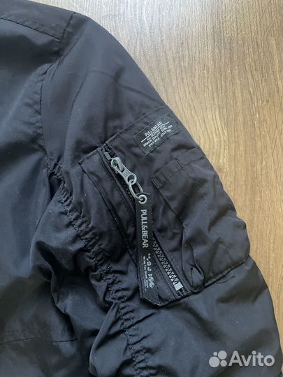 Бомбер мужской pull and bear