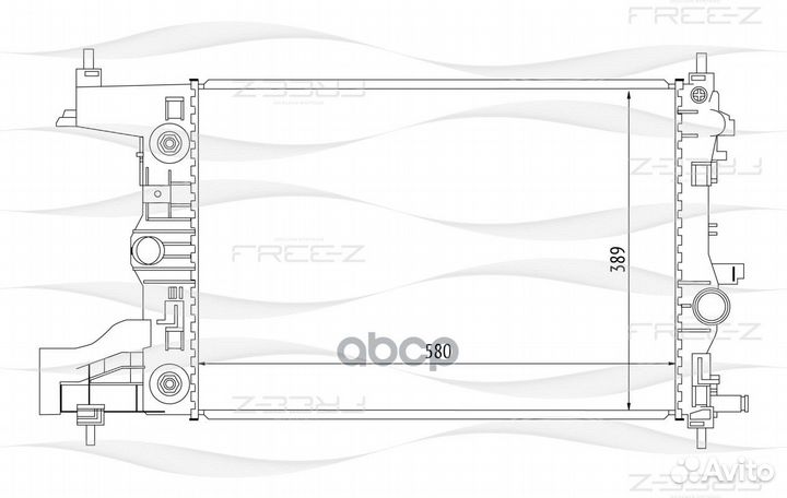 Радиатор KK0166 free-Z