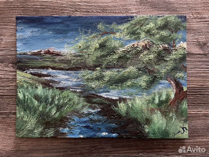 Картина маслом, пейзаж