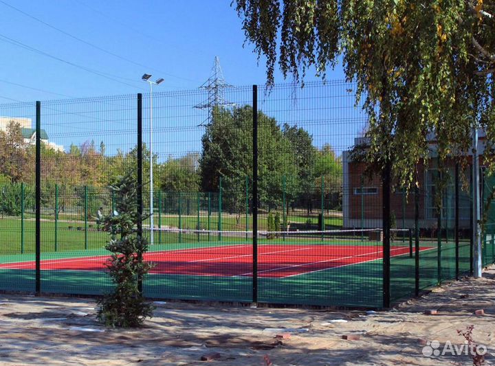 Забор гиттер спорт площадка