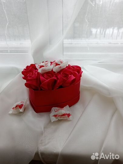 Букет из атласных лент