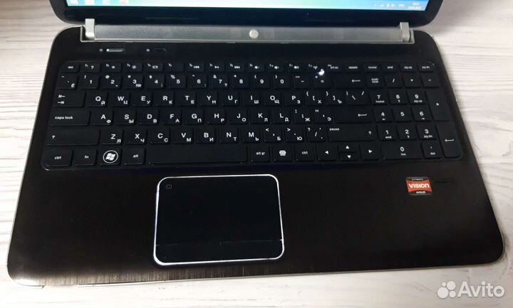 Ноутбук HP pavilion dv6, 4 Ядра, 8 гб, SSD 256гб