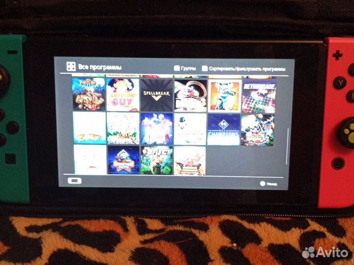 Портативная игровая приставка nintendo switch