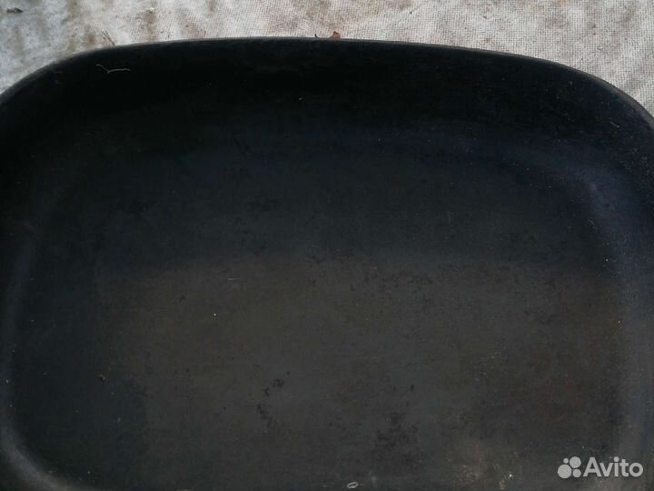 Чугунная сковорода прямоугольная форма TimA